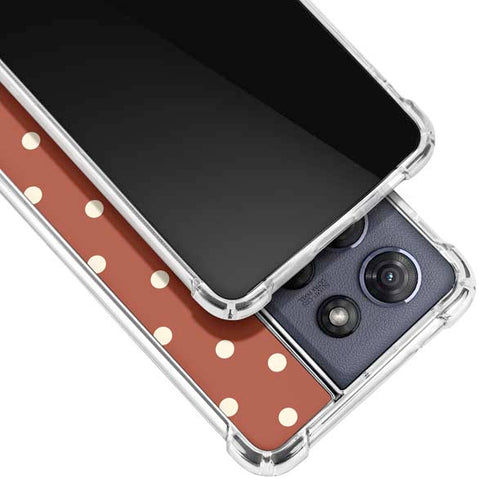 Neutral Polka Dots Moto G Play 5G (2025) Clear Case